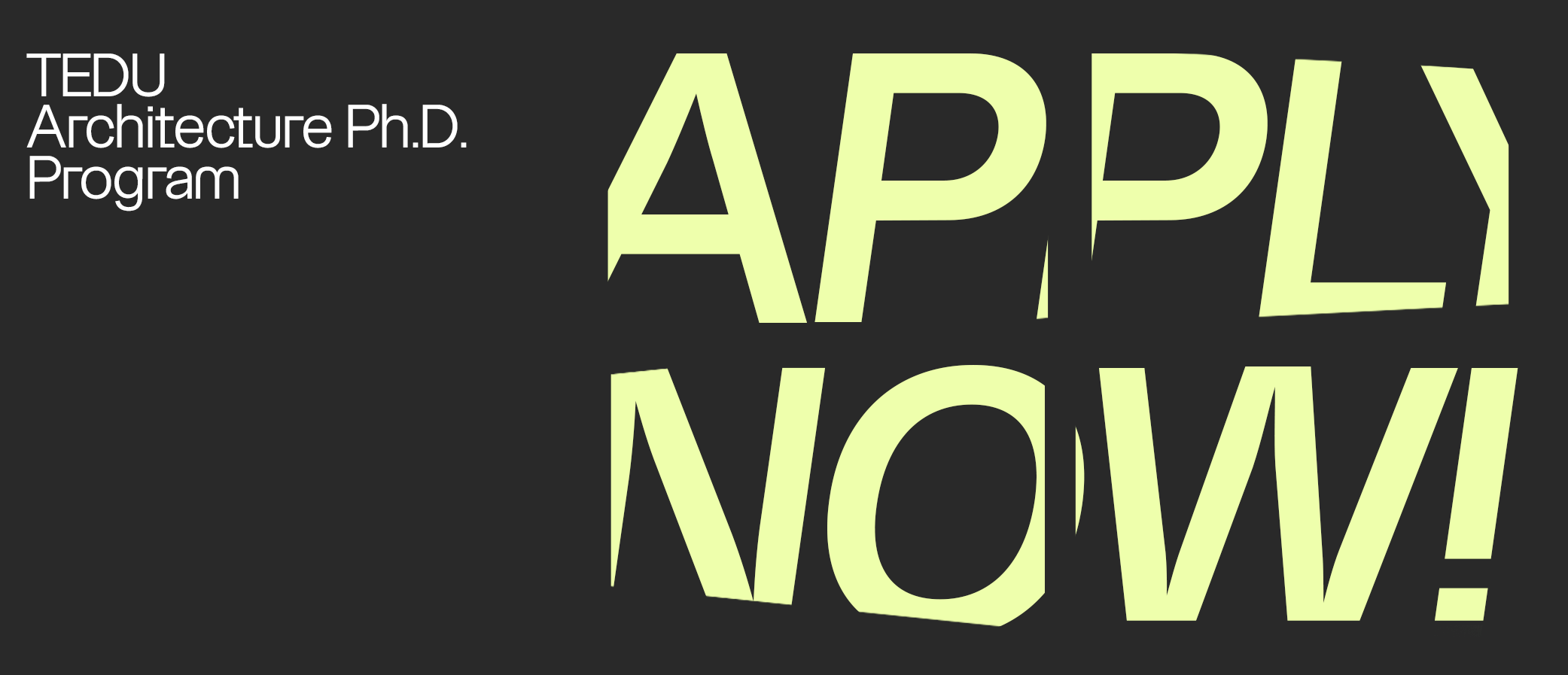 tedu phd arc apply now