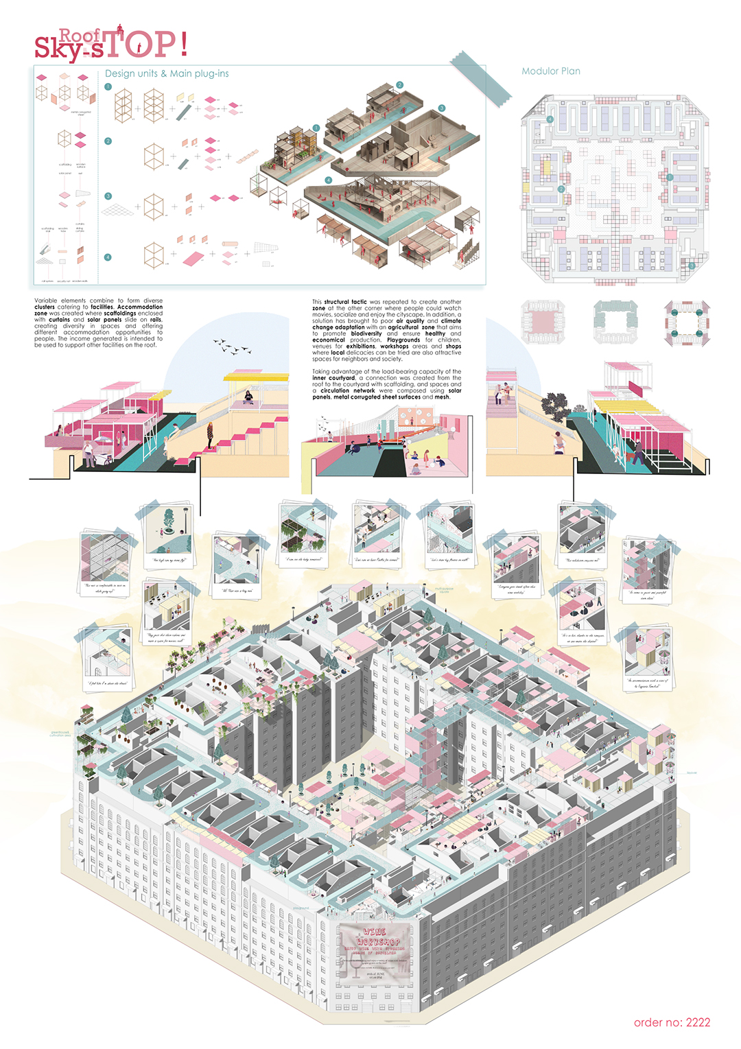 teduarch reusing rooftops barcelona 2024 honorable mention